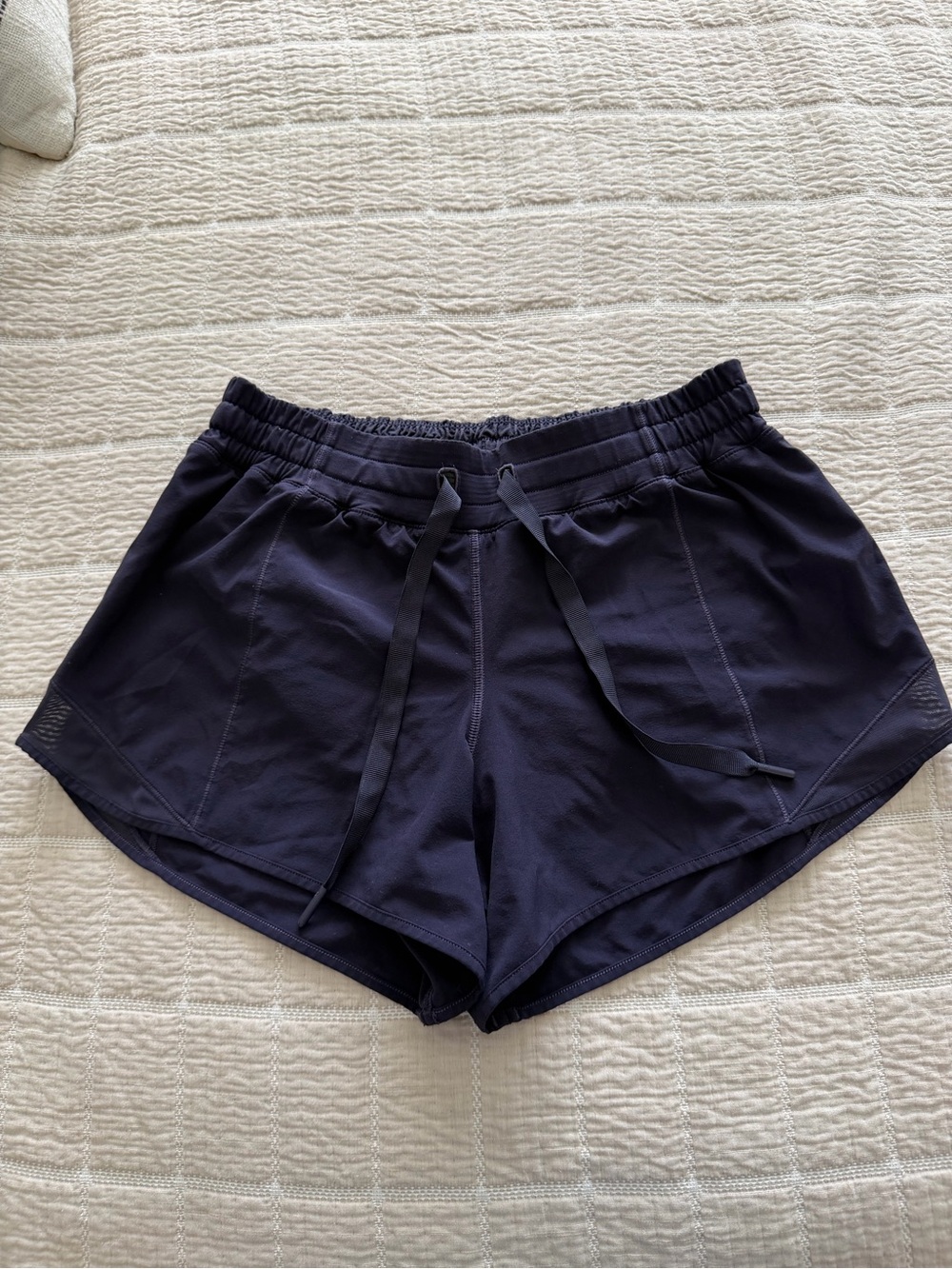 lululemon athletica Navy Athletic Drawcord Shorts
